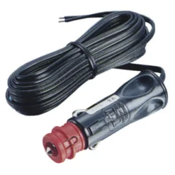 12 V-kontakt 12/21 mm med kabel 4 m