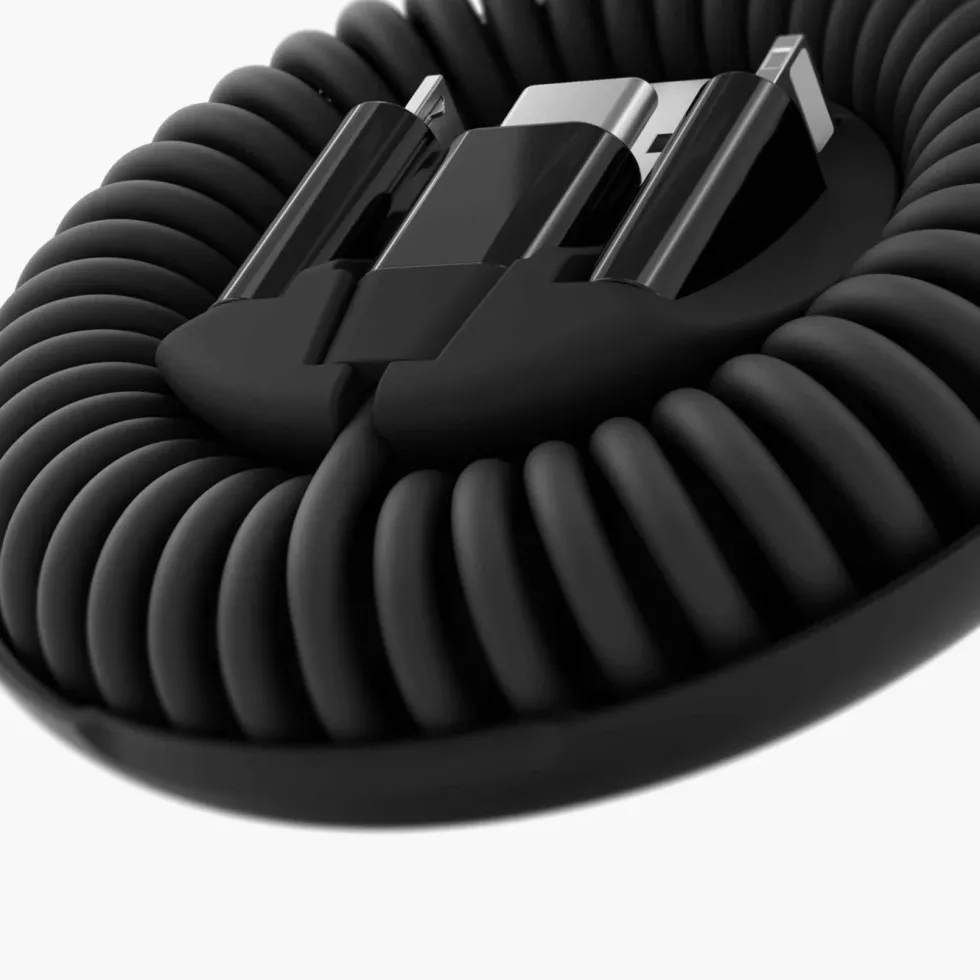 Vonmählen Allroundo Eco 6-i-1-ladekabel Svart