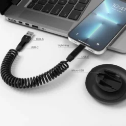Vonmählen Allroundo Eco 6-i-1-ladekabel Svart
