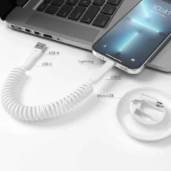 Vonmählen Allroundo Eco 6-i-1-ladekabel Hvit