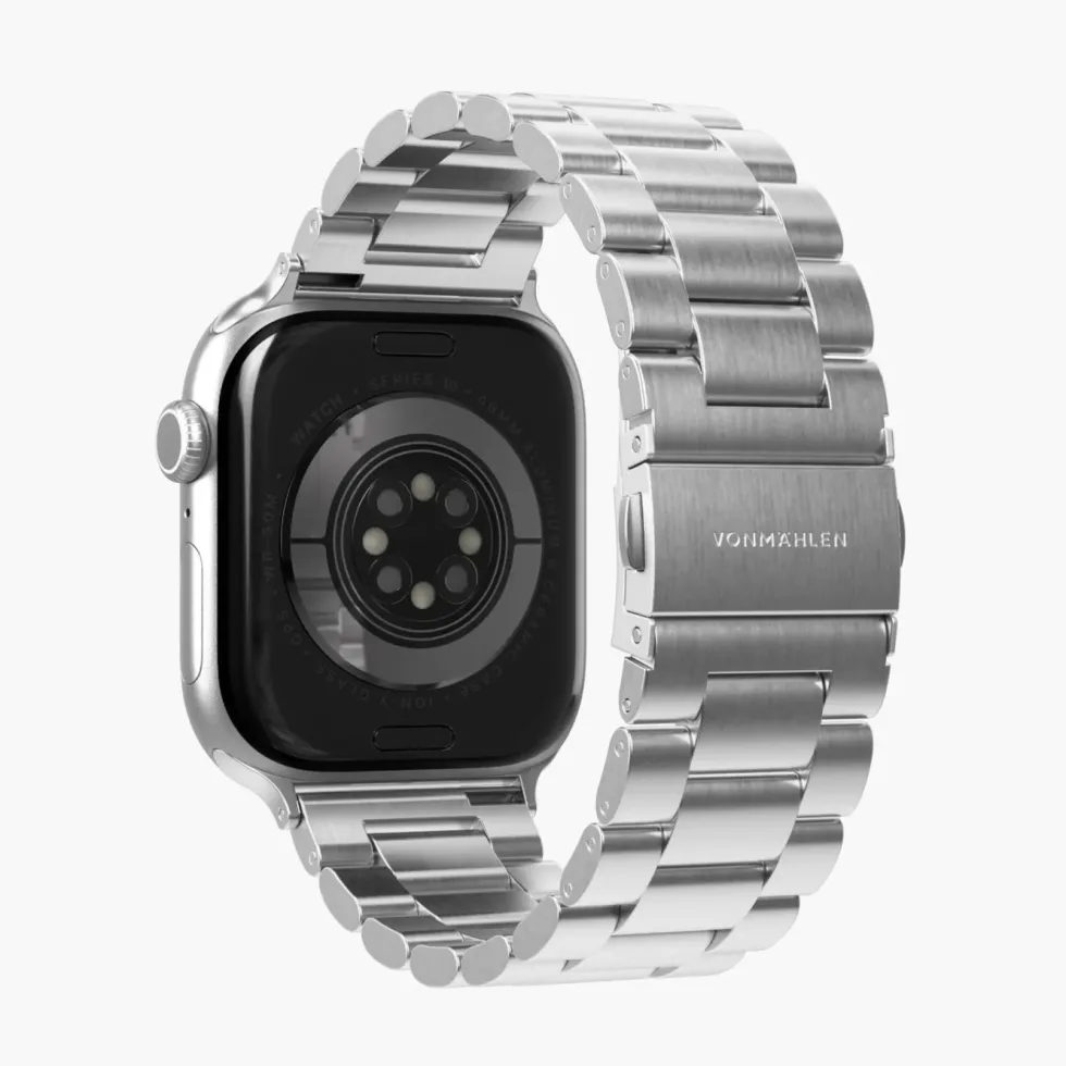 Vonmählen Link Bracelet 2 til Apple Watch 44/45/46/49 mm Silver