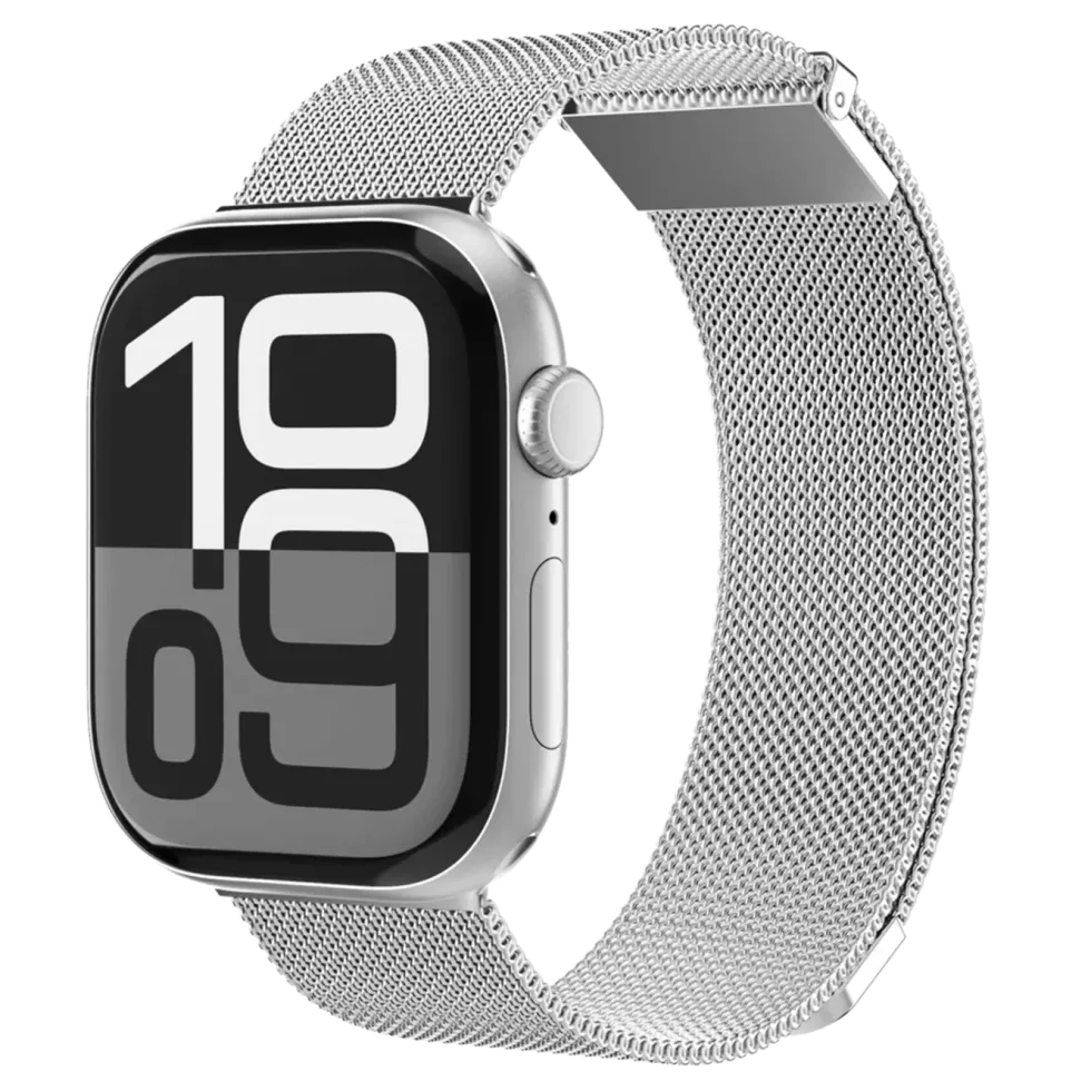 Vonmählen Milanese Loop 2 til Apple Watch 44/45/46/49 mm Silver