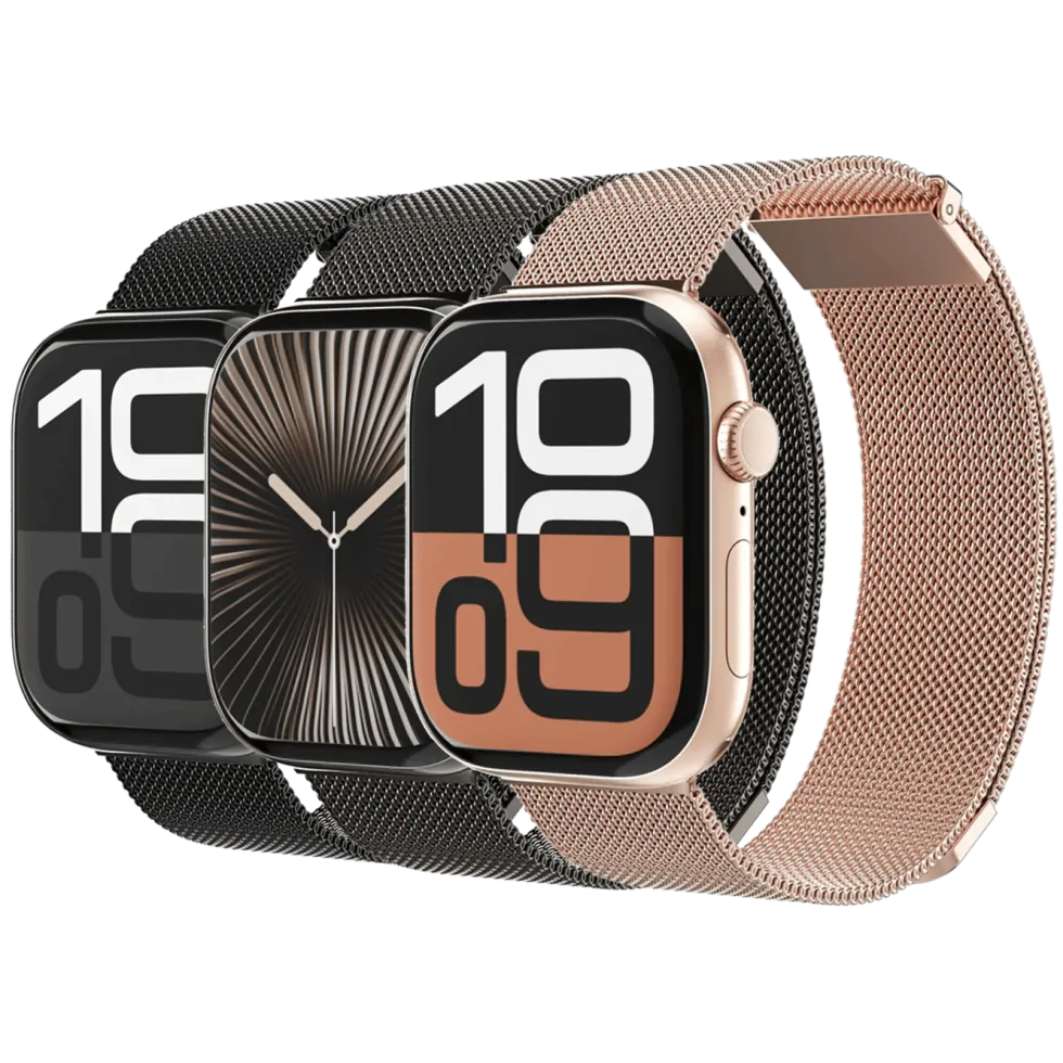 Vonmählen Milanese Loop 2 til Apple Watch 40/41/42 mm Black