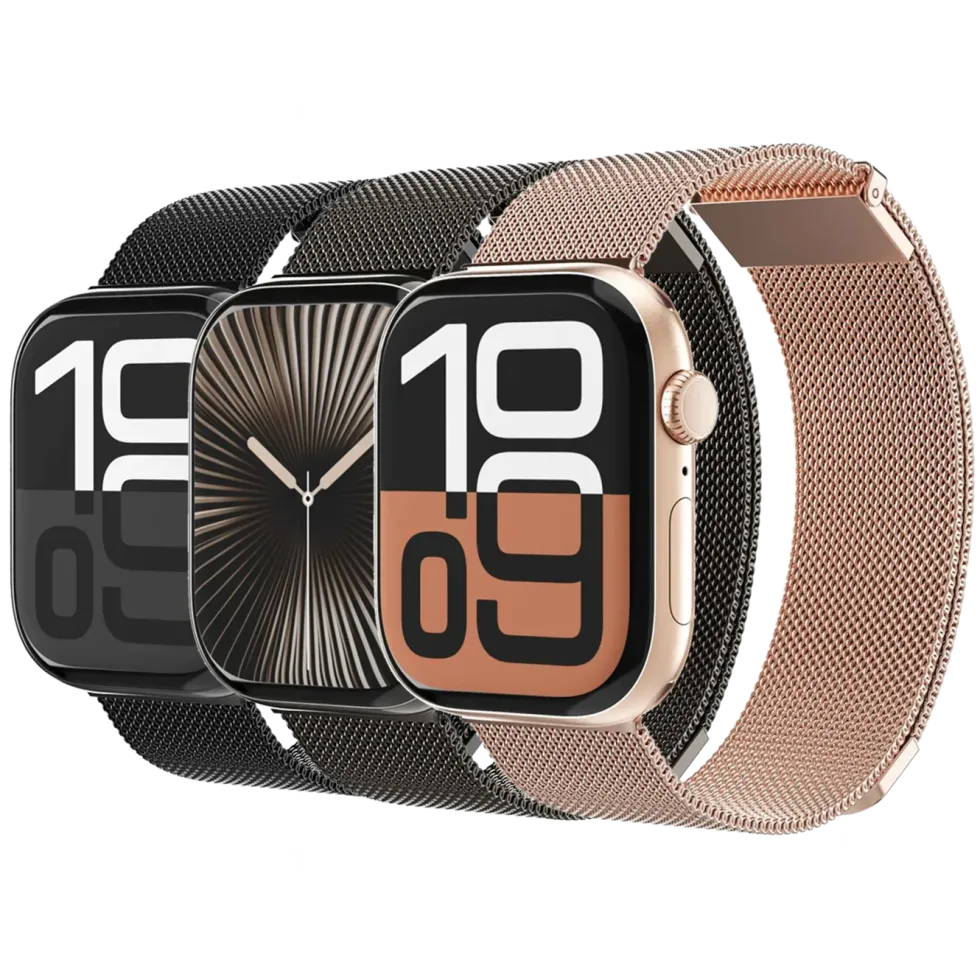 Vonmählen Milanese Loop 2 til Apple Watch 40/41/42 mm Granite
