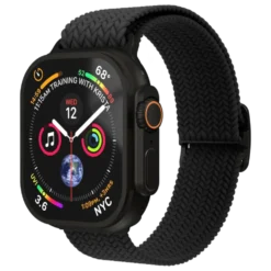 Vonmählen Woven Loop flettet rem til Apple Watch 40/41/42 mm All Black