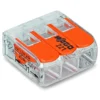 Wago 221-413 Toppklemme med 3 tilkoblinger 12-pk.