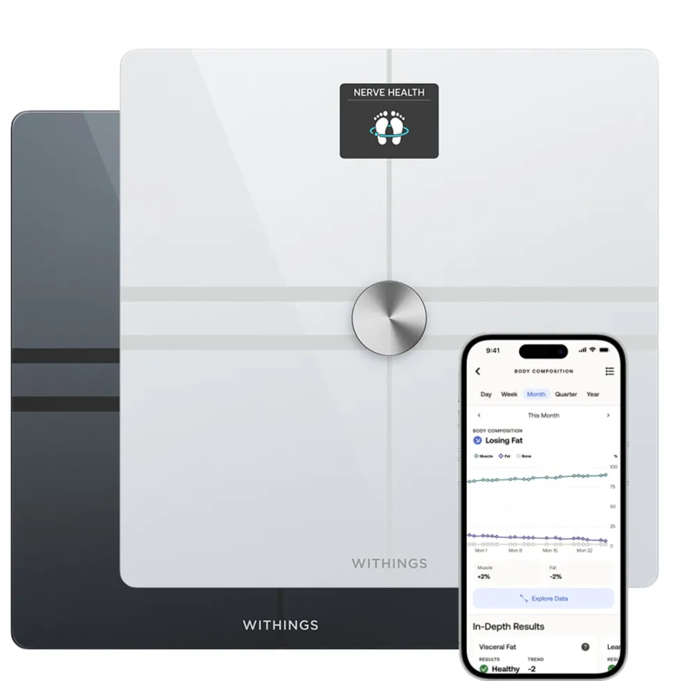Withings Body Comp Personvekt med wifi Hvit