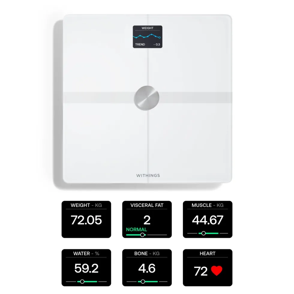 Withings Body Smart Personvekt med wifi Hvit
