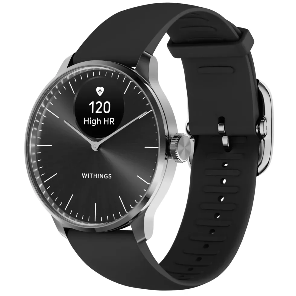Withings Scanwatch Light Smartklokke med klassisk urskive 37 mm Svart