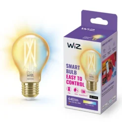 WiZ Amber Filament A60 Smart LED-pære E27 640 lm
