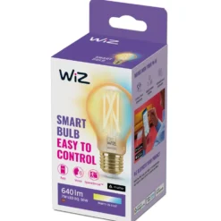 WiZ Amber Filament A60 Smart LED-pære E27 640 lm