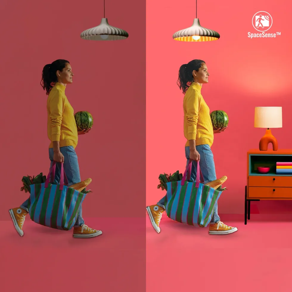 WiZ Amber Filament G200 Smart LED-pære E27 390 lm