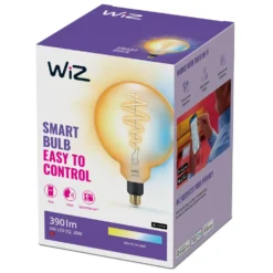 WiZ Amber Filament G200 Smart LED-pære E27 390 lm