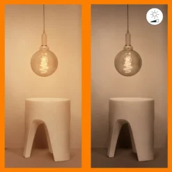 WiZ Amber Filament G200 Smart LED-pære E27 390 lm
