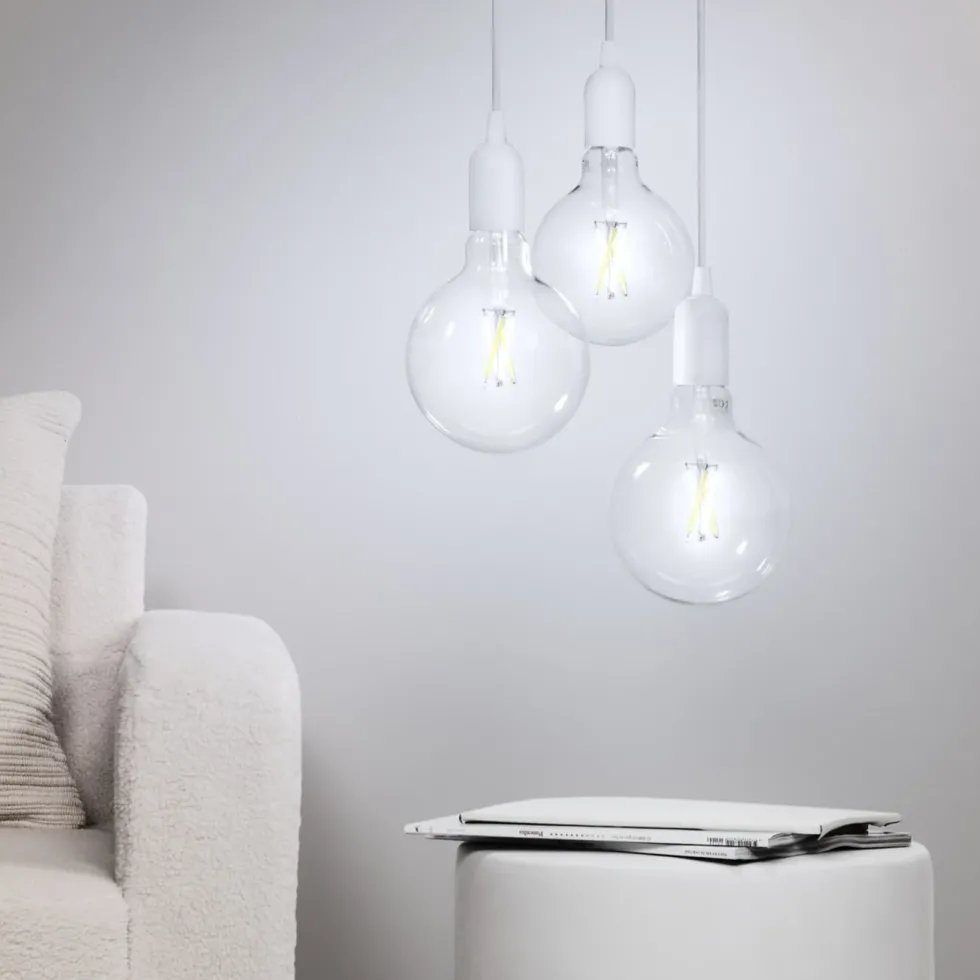 WiZ Amber Filament G200 Smart LED-pære E27 390 lm