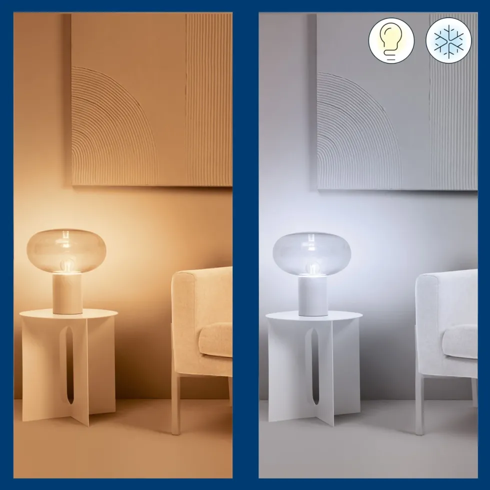WiZ Clear Filament A60 Smart LED-pære E27 806 lm