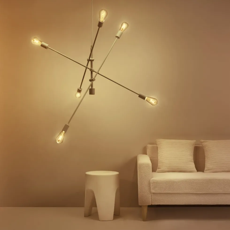 WiZ Clear Filament A60 Smart LED-pære E27 806 lm