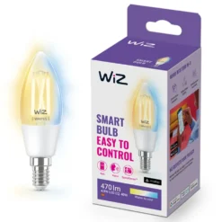 WiZ Clear Filament C35 Smart LED-pære E14 470 lm