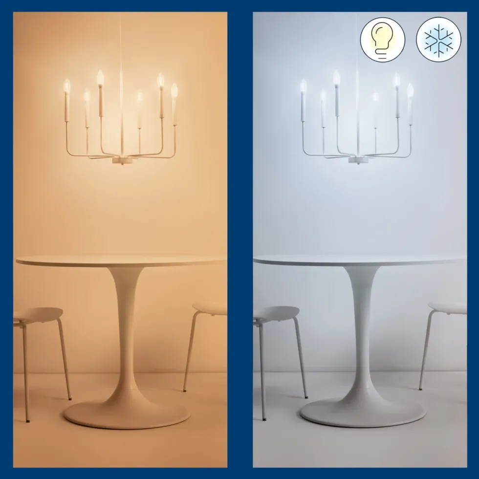 WiZ Clear Filament C35 Smart LED-pære E14 470 lm