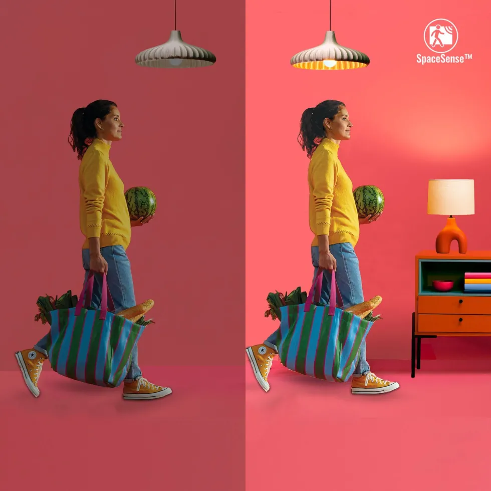 WiZ Clear Filament G95 Smart LED-pære E27 806 lm