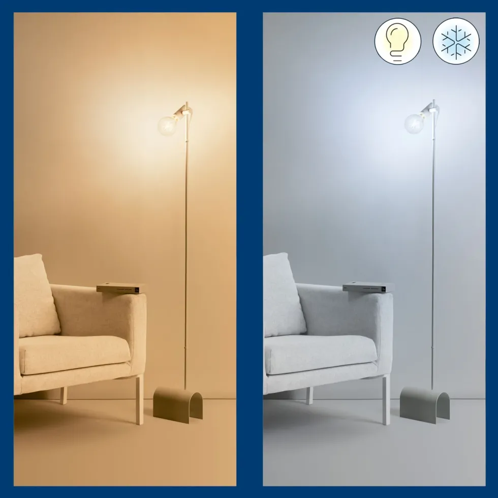 WiZ Clear Filament G95 Smart LED-pære E27 806 lm