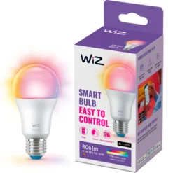 WiZ Color A60 Smart LED-pære E27 806 lm