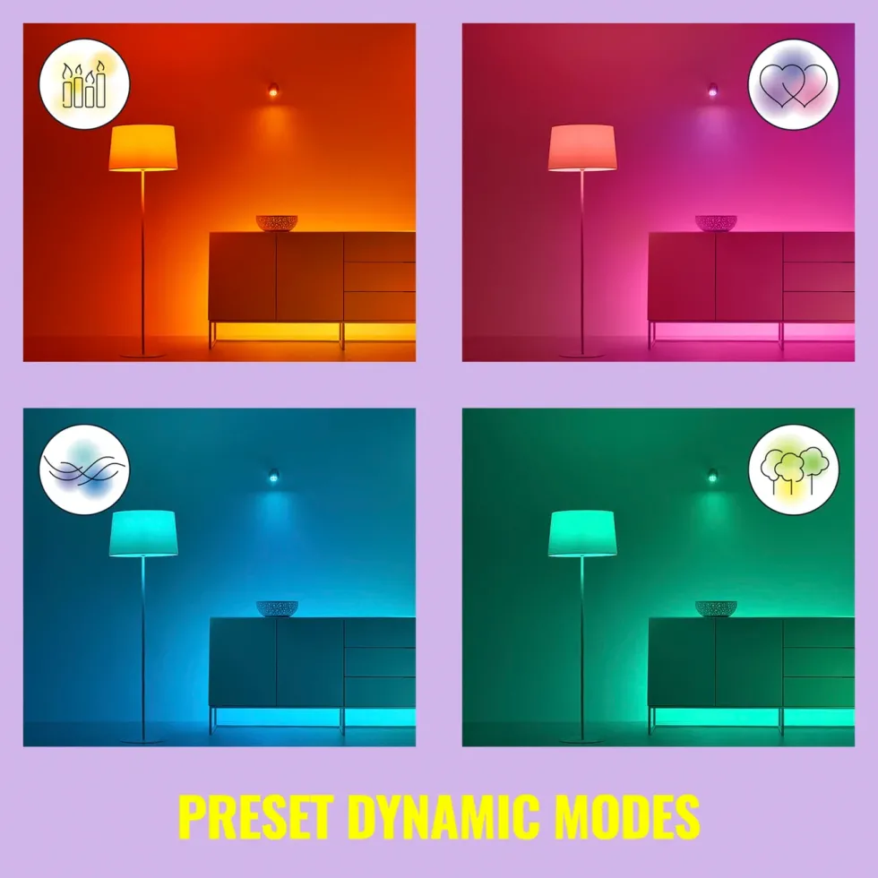 WiZ Color A60 Smart LED-pære E27 806 lm