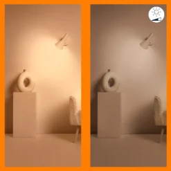 WiZ Varmhvit C37 Smart LED-pære E14 470 lm