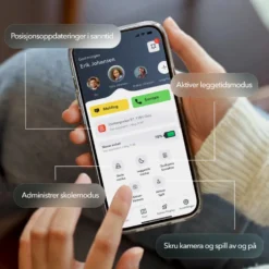 Xplora One - barnmobil uten internett og sosiale medier Svart