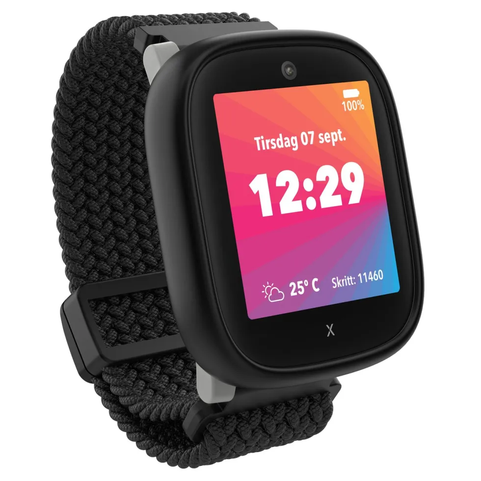 Xplora X6Play (Gen. 2) GPS-klokke med telefon for barn Svart