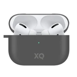 Xqisit Komposterbart etui for Airpods Pro (Gen 1, 2019) Svart