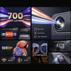 Yaber U12 Home Cinema Full HD-projektor