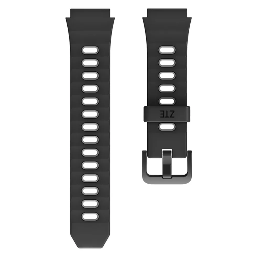 ZTE K2/K2 Pro klokkearmbånd i silikon Svart