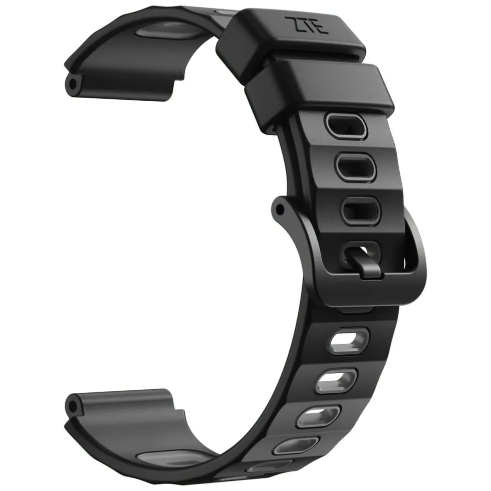 ZTE K2/K2 Pro klokkearmbånd i silikon Svart